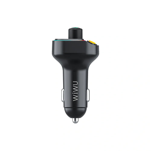 bluetooth fm transmitter voiture appels mains libres wiwu qc031